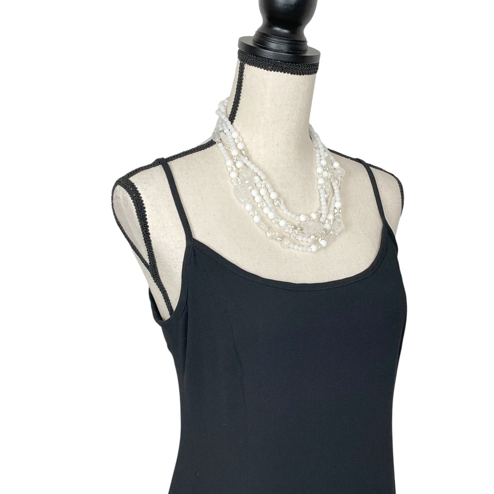 VTG Laundry Shelli Segal Lace Up Corset Back Maxi Dress 8 Evening Whimsigoth Y2K - Picture 2 of 9